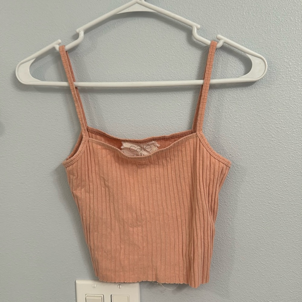 Calè Cami Crop Top - Light Pink Size S